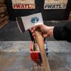 The Big Axe: World Axe Throwing League Premium Competition Throwing Axe & Multi-Purpose Camping Axe or Wood Splitting Axe with Hickory Wooden Handle view 3