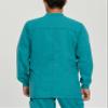 Landau Proflex Tailored Fit Stretch 3-Pocket Warm-Up Scrub Jacket for Men 3170 Teal 3XL view 3