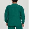 Landau ProFlex Tailored Fit Stretch 3-Pocket Warm-Up Scrub Jacket for Men 3170 Hunter XLG view 3