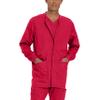 Landau Proflex Tailored Fit Stretch 3-Pocket Warm-Up Scrub Jacket for Men 3170 True Red SML view 1