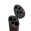 2x2 Hard Oval Pool Cue Billiard Stick Carrying Case (Several Colors Available) (Brown(New)) view 3