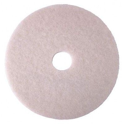 Buff Pad, White, Size 24", Round, PK5