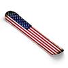 Snowboard Wrap Graphic Sticker Skin Cover - Includes Breakaway Knife - Universal Fit up to 65 inches and 14 inches Wide - USA Flag Distressed view 1