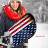 Snowboard Wrap Graphic Sticker Skin Cover - Includes Breakaway Knife - Universal Fit up to 65 inches and 14 inches Wide - USA Flag Distressed view 3
