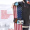 Snowboard Wrap Graphic Sticker Skin Cover - Includes Breakaway Knife - Universal Fit up to 65 inches and 14 inches Wide - USA Flag Distressed view 4