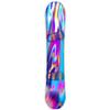 Snowboard Wrap Graphic Sticker Skin Cover - Includes Breakaway Knife - Universal Fit up to 65 inches and 14 inches Wide - Aqua Purple Swirl Iridescent view 2
