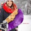 Snowboard Wrap Graphic Sticker Skin Cover - Includes Breakaway Knife - Universal Fit up to 65 inches and 14 inches Wide - Purple Resin Wood view 3
