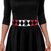 Belt Women's Cinch Birds of Prey Harley Quinn Diamonds Split White Black Red 28 to 52 Inches view 3