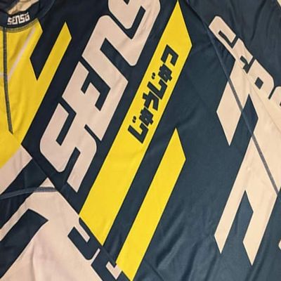 Moto Coolmax Rash Guard Blue