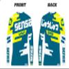 Moto Coolmax Rash Guard Blue view 3