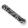 Snowboard Wrap Graphic Sticker Skin Cover - Includes Breakaway Knife - Universal Fit up to 65 inches and 14 inches Wide - Sphere Ball Hypnotic Black White view 1
