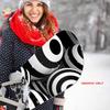 Snowboard Wrap Graphic Sticker Skin Cover - Includes Breakaway Knife - Universal Fit up to 65 inches and 14 inches Wide - Sphere Ball Hypnotic Black White view 3