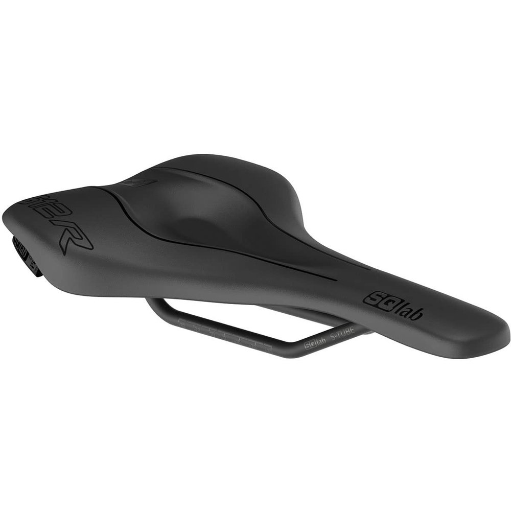 Sqlab 612 R Ergowave, Road & MTB Race Bicycle Saddle , Unisex Adults, Bicycle Saddle., 2298, Black, 14 cm