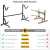 Goplus Kayak Storage Rack, Garage Kayak Hanger for 2 Kayaks, Canoe, SUP &Paddle Board, Heavy Duty Kayak Holder Strand with Height Adjustable Rack, 175 LBS MAX Load, Kayak Racks for Outdoor Storage view 4