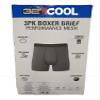 32 DEGREES Cool Men's Boxer Briefs 3Pk Large 36-38 Black/Charcoal/Black view 3