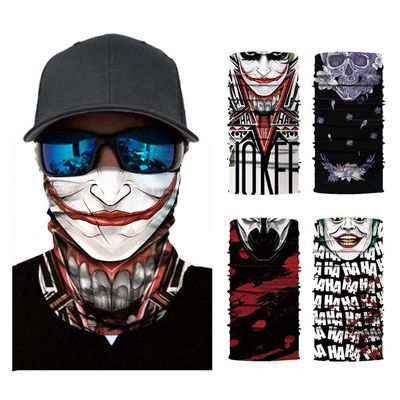 SmarTopus Skull Cycling Motorcycle Head Scarf Neck Warmer Face Mask Ski Headband