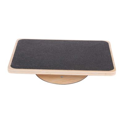Yoga Balance Board Wooden Rocker Board Anti-slip Home Wobble for Fitness Training (wood)