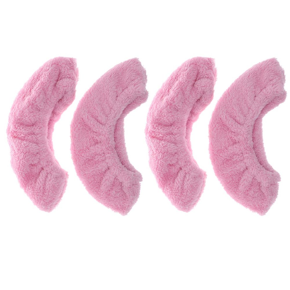 BESPORTBLE Skates Skating Boot Covers 2 Pair of Elastic Skate Guards Fuzzy Liner Absorbent Hockey Covers (Light Size XL)