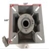 TAYLOR MADE PRODUCTS 8" Fixed Height Seat Pedestal with Swivel view 2