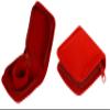 Bangles Traditional Red Display Storage Packaging Easy to Carry Zip Pouch view 1