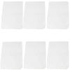 6 Pack Bandana 100% Cotton Paisley And Solid Bandanas by M.H.I. (Solid White) view 1