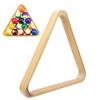 Alomejor Billiards Ball Rack Wooden Professional Triangle and Snooker Ball Racks Billiard Table Accessory(American) view 3