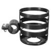 3pcs Stroller Water Bottle Holders Drink Cup Bike Rack 360 Degree Water Bottle Cages Drink Holding Mount for Carriage Trolley Bicycle view 2