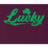 Go All Out XXXXX-Large Maroon Adult Lucky Shamrock St. Patrick's Day T-Shirt view 4