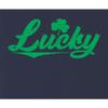 Go All Out XX-Large Navy Womens Lucky Shamrock St. Patrick's Day Flowy Racerback Tank Top T-Shirt view 3