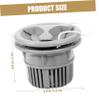 BESPORTBLE Kayak Air Valve 6 Hole Boat Air Valve Cap Inflatable Boat Raft Nozzle for Canoe Grey view 2