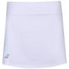 Babolat Girl's Play Tennis Skirt with Built in Shorties, White/White (US Youth Size 10-12) view 1