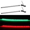 4pcs LED Boat Navigation Lights for Boat, 12V 14 Inch 21-LED Red & Green LED Marine Lights, Night Fishing Illumination for Dinghy Pontoon Yacht Bass Boat Jet Ski view 4