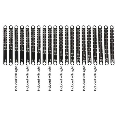 Axcel Achieve XP Metal Sight Tape Scale #13 and #14
