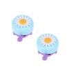 2pcs Flower Bell Bike Horns Bell Bike Accessories Handlebar for Kids Rings for Girls Blue view 1