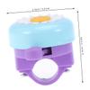 2pcs Flower Bell Bike Horns Bell Bike Accessories Handlebar for Kids Rings for Girls Blue view 2