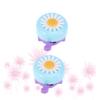 2pcs Flower Bell Bike Horns Bell Bike Accessories Handlebar for Kids Rings for Girls Blue view 3