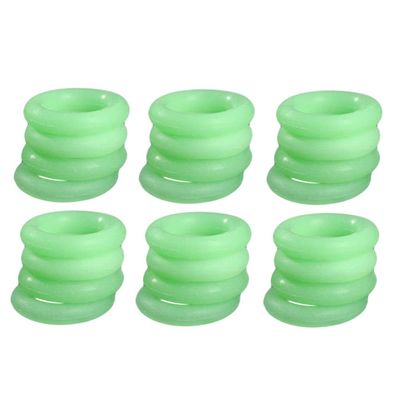 50pcs Night Silicone Ring Tent Stake Accessories Fluorescent Ring for Camping