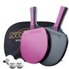 Senston Ping Pong Paddles /5-Ply Premium Table Tennis Paddle, Ideal for Entertainment or Competition - Ping Pong Paddle Set with Balls view 1