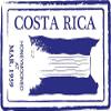 Zirni Costa Rica Passport Travel Retro Adventure Stamp Sticker Decal Design view 1