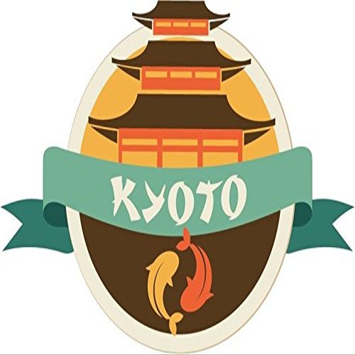 Zirni Kyoto Japan World City Travel Label Badge Sticker Decal Design