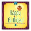 Zirni Happy Birthday Cake Sticker Decal Design view 1