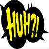 Zirni Huh Comic Book Explosion Sticker Decal Design view 1
