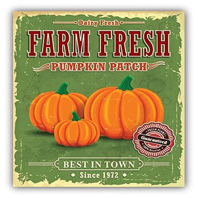 Zirni Farm Fresh Pumpkin Patch Sticker Decal Design