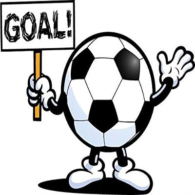 Zirni Cartoon Soccer Ball Goal Sport Sticker Decal Design