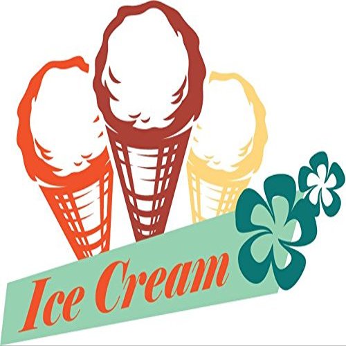 Zirni Ice Cream Retro Sticker Decal Design