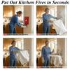 C CRYSTAL LEMON Fire Blanket Survival Cover for Kitchen  Home Safety Heat Protection for Small Cooking Accidents and Fire Suppression view 3