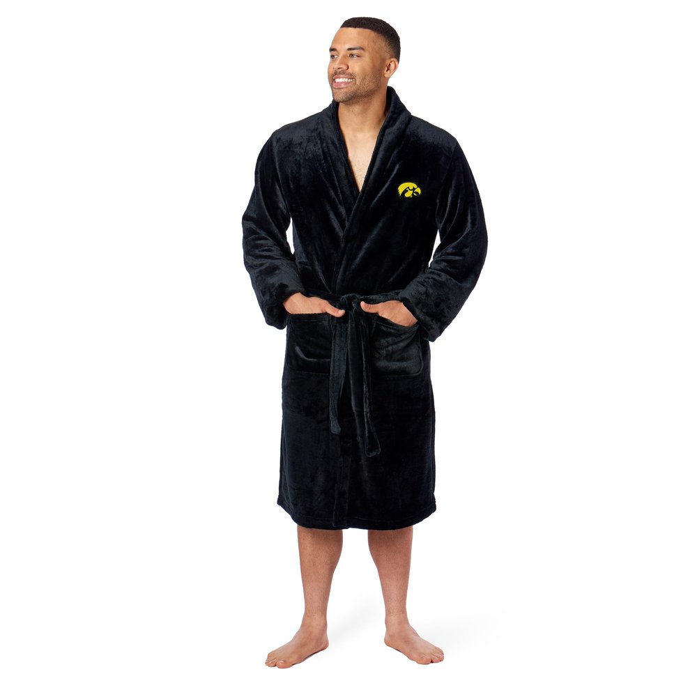Northwest NCAA Iowa Hawkeyes Unisex-Adult Silk Touch Bath Robe, Large/X-Large, Team Colors