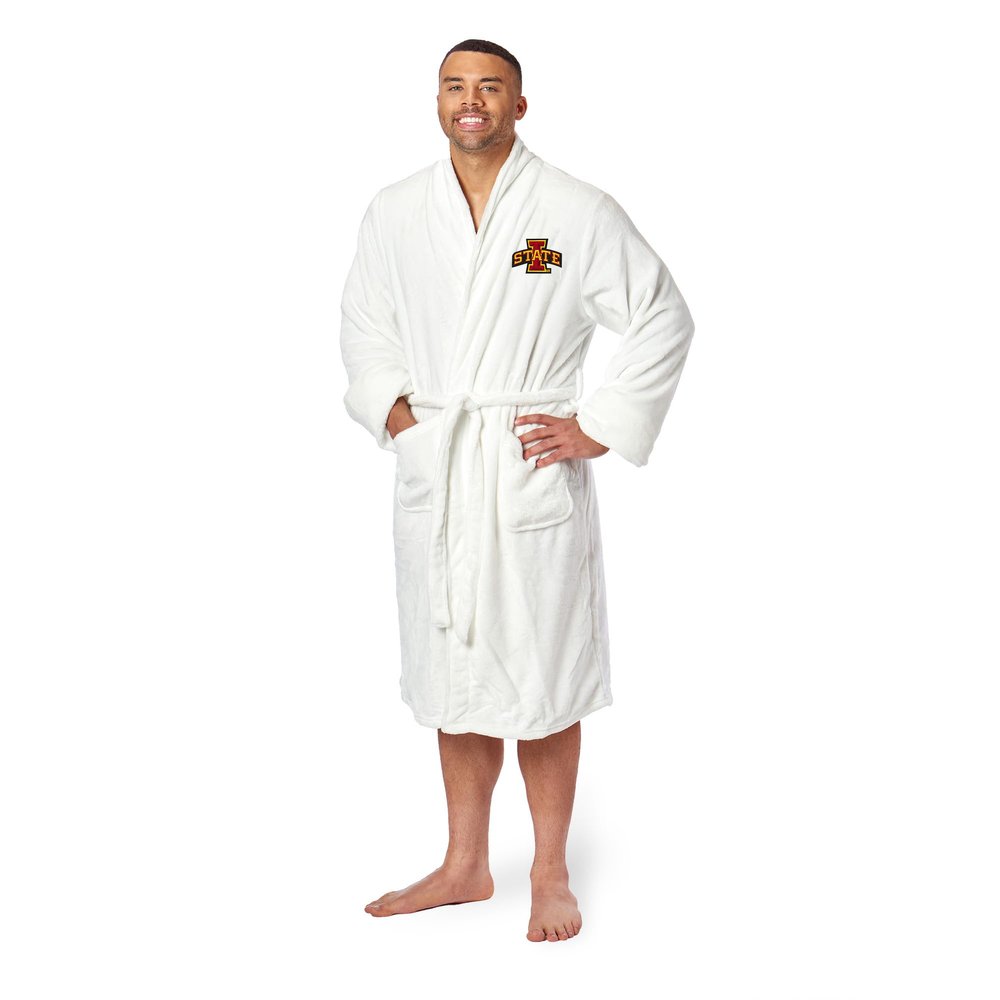 Northwest NCAA Iowa State Cyclones Unisex-Adult Silk Touch Bath Robe, Large/X-Large, Team Colors