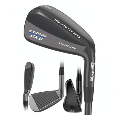 2020 Tour Edge Exotics EXS Ti-Utility Iron RH 5 25 Graph Reg Black