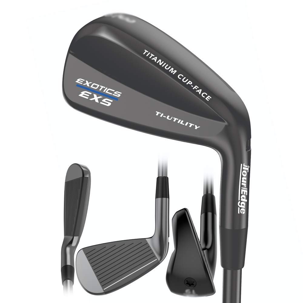 2020 Tour Edge Exotics EXS Ti-Utility Iron RH 5 25 Graph Reg Black